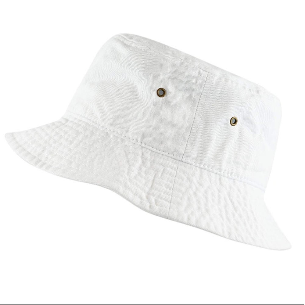 White Bucket Hat